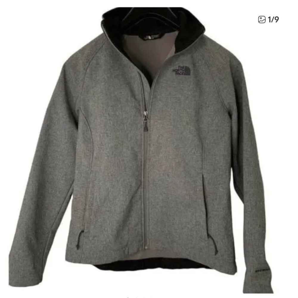 The North Face Windwall Gray Jacket Shell -Womens… - image 4